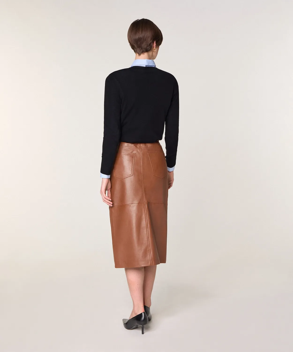 Rodier Maglione girocollo lana merino nero