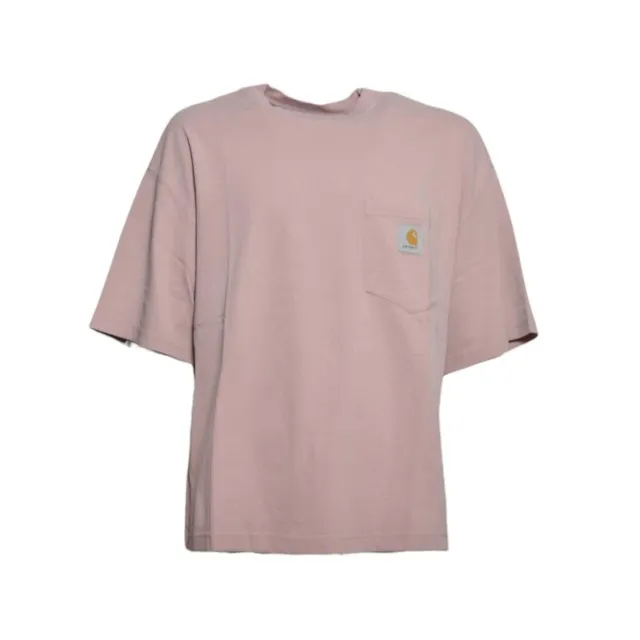 Carhartt Wip I035140 t-shirt taschino cotone rosa
