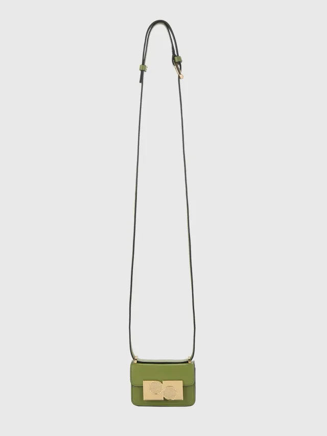 PORTS Anouk borsa mini verde tracolla pelle