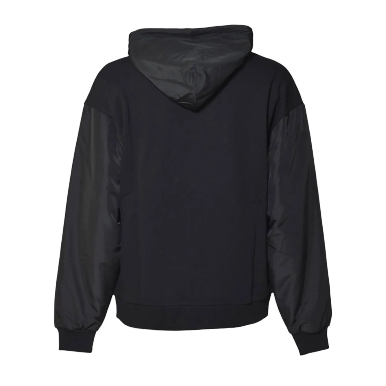 GCDS Band Logo B1XM2001JI1 felpa zip nylon nera