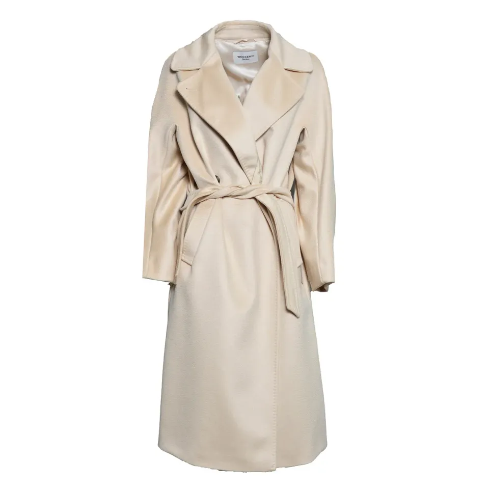 MaxMara Weekend Resina cappotto beige lana vergine