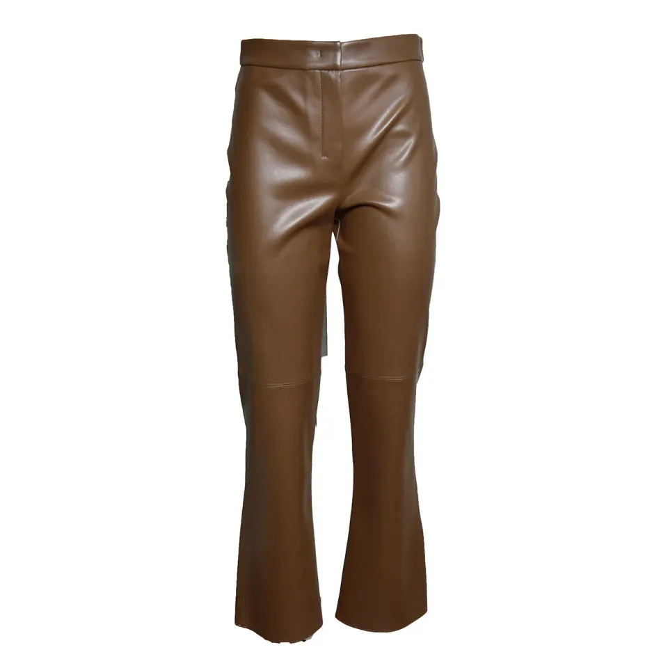 S Max Mara 2629786041600 Sublime pantalone pelle marrone