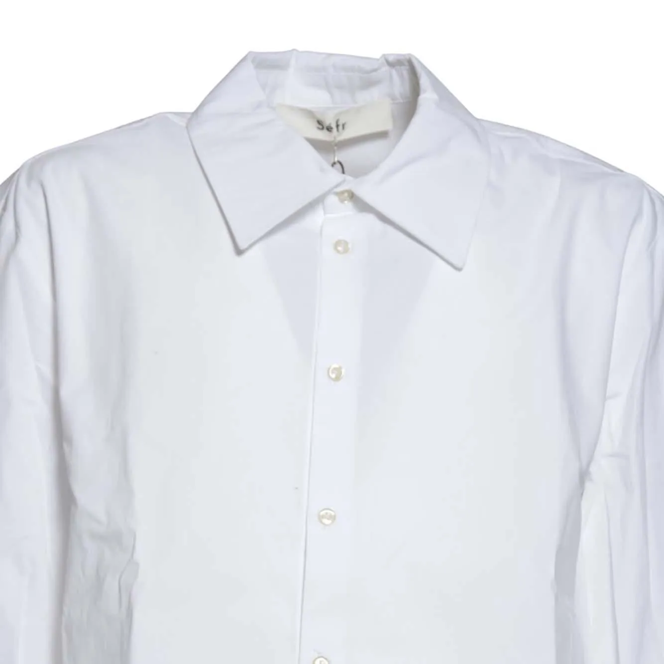 Séfr Trino MFW25TRINOWHI camicia bianca poplin