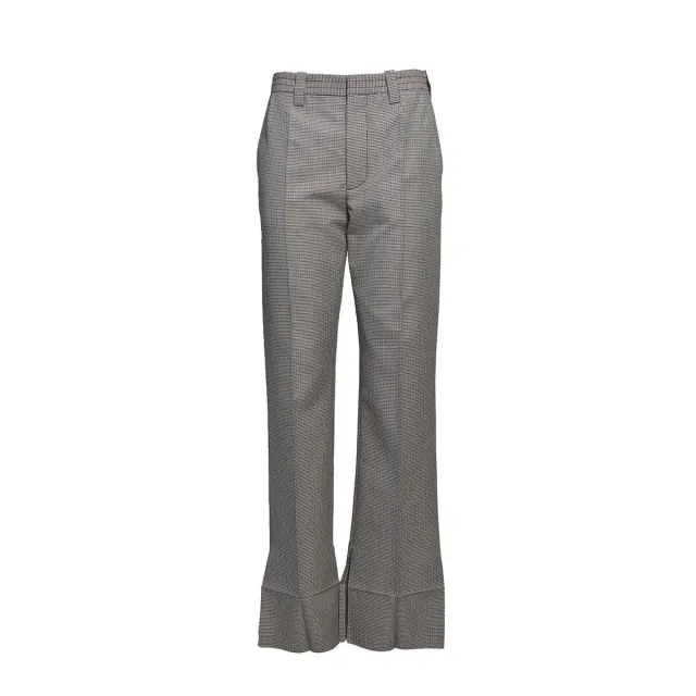 Marni PAMA0419U0UTWA03 Pantalone Lana Pied-de-poule Multicolore 40
