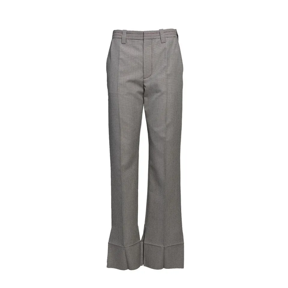 Marni PAMA0419U0UTWA03 Pantalone Lana Pied-de-poule Multicolore 40