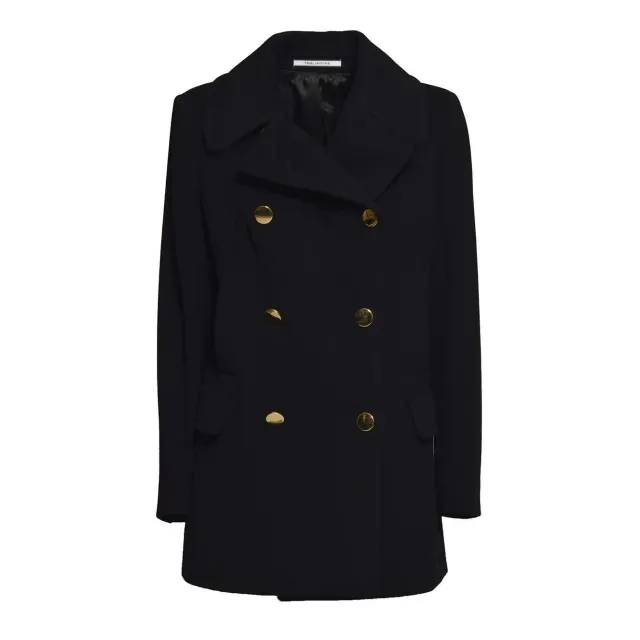 Tagliatore BLANCHE350001UPER013MET156 cappotto nero lana