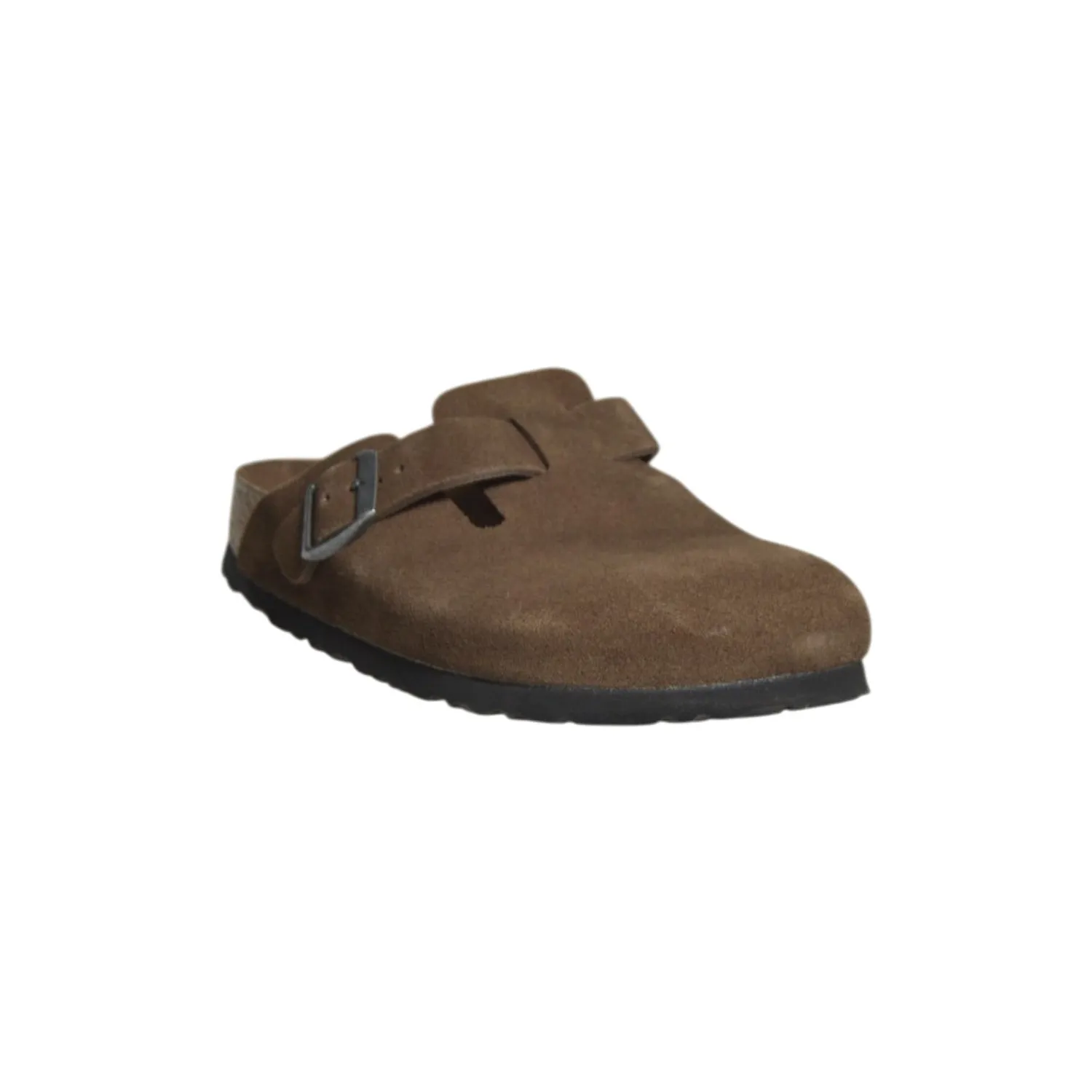 Birkenstock Boston SFB sabot suede cioccolato