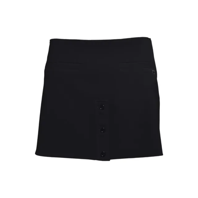 Courreges 126CJU330PL0159 minigonna nera bottoni