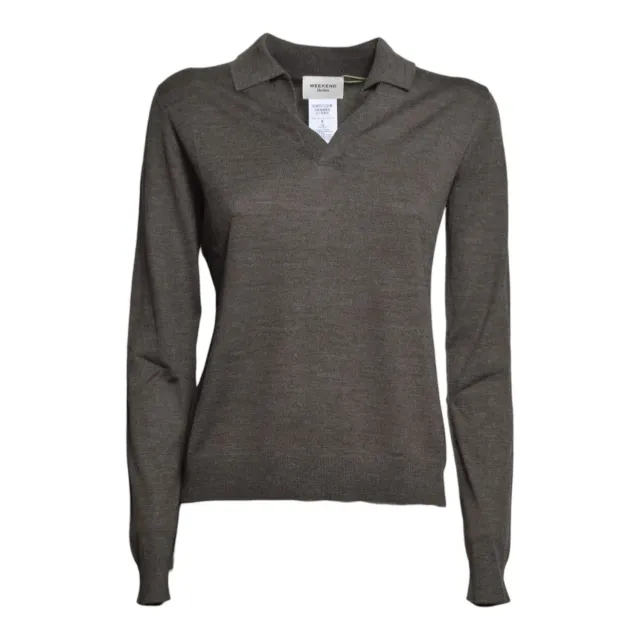 Max Mara Weekend cappa cardigan marrone lana