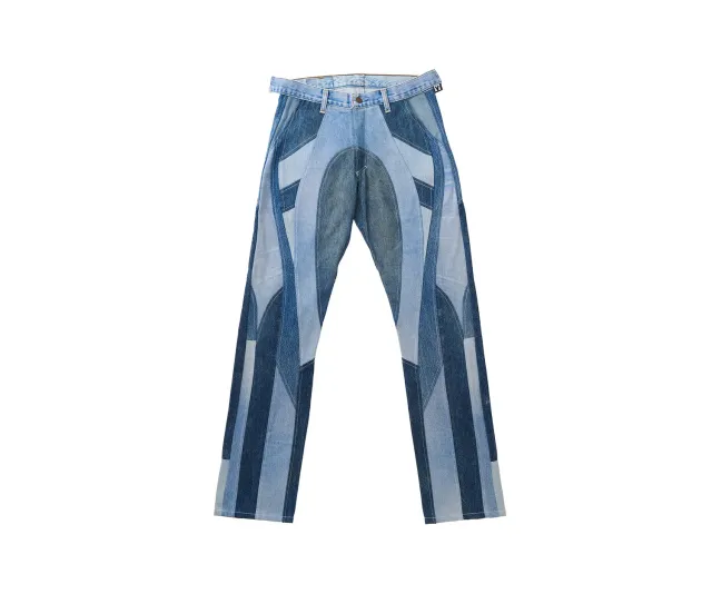 Marcello Pipitone Olimpia 5 jeans loose azzurro riciclato