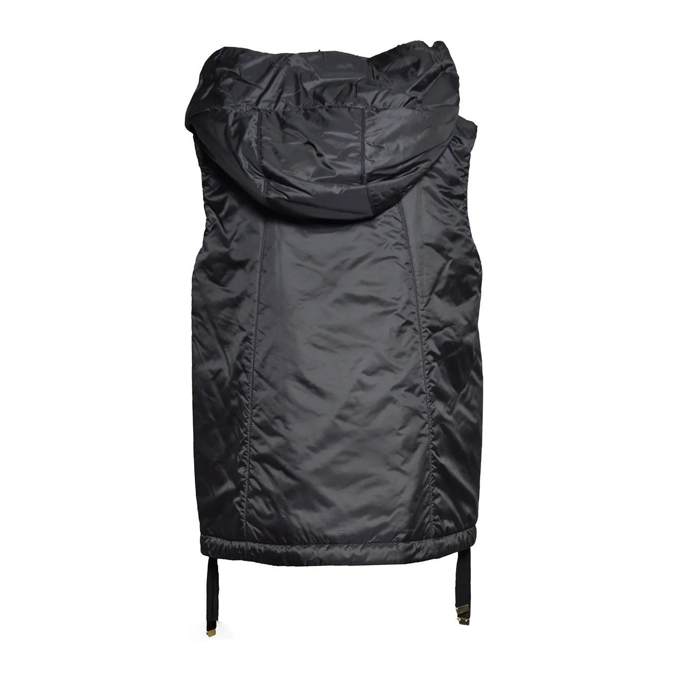 Max Mara The Cube Greengo piumino smanicato nero 009