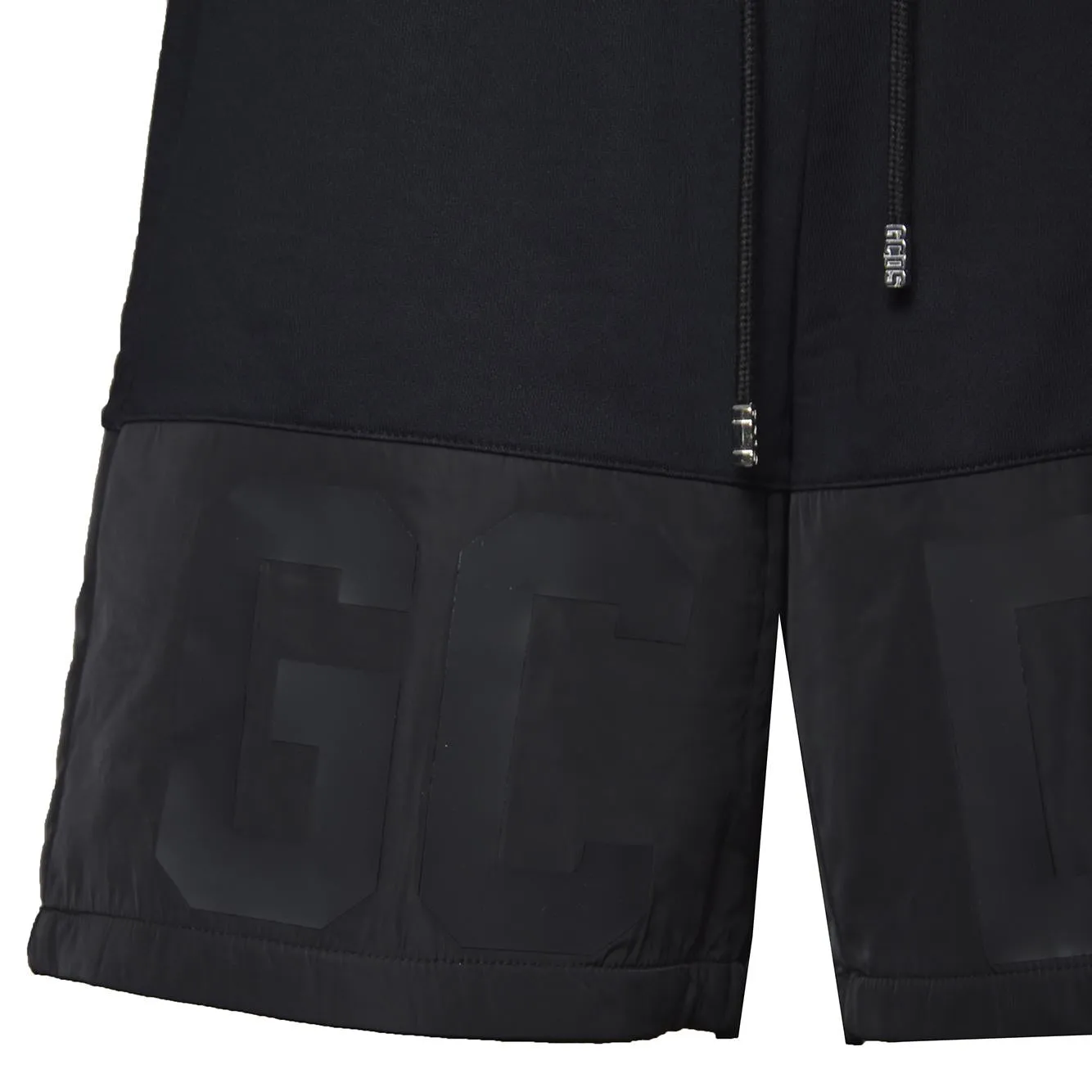 GCDS Z0MLQL230F004 bermuda nera felpa