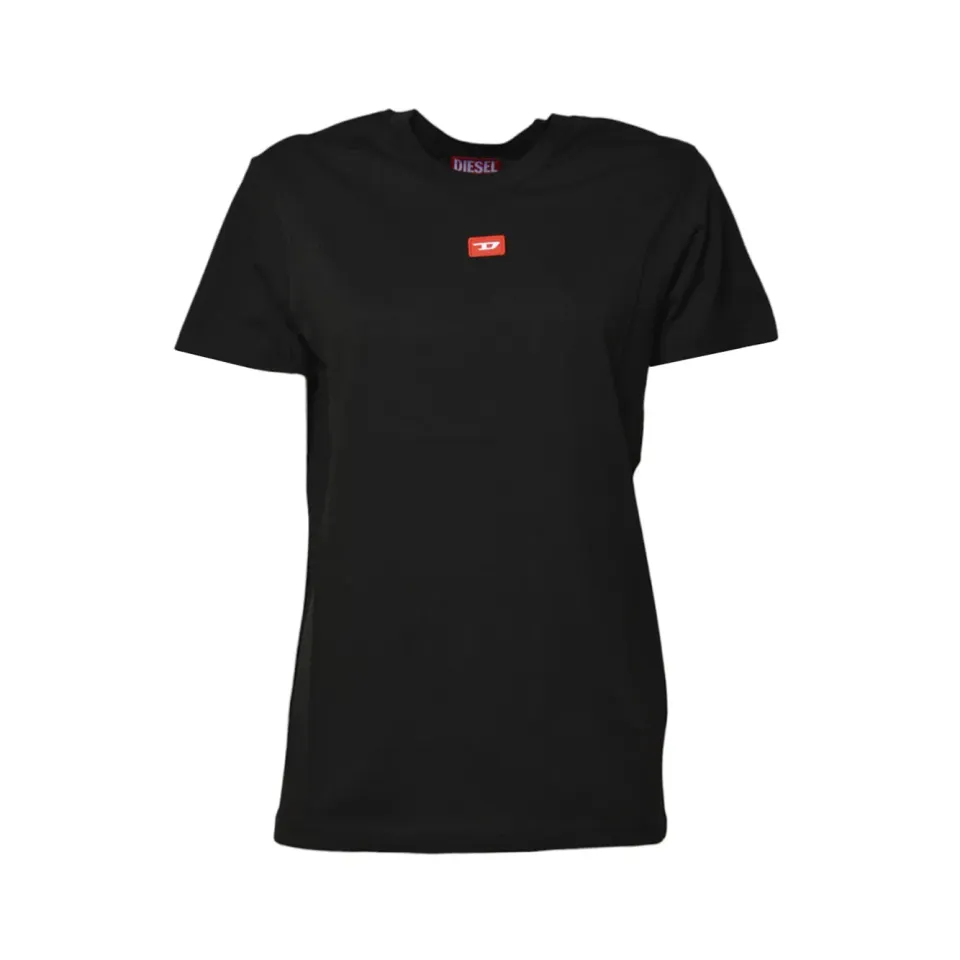 Diesel Junior Txdiego J025010GRAI t-shirt nera 100% cotone