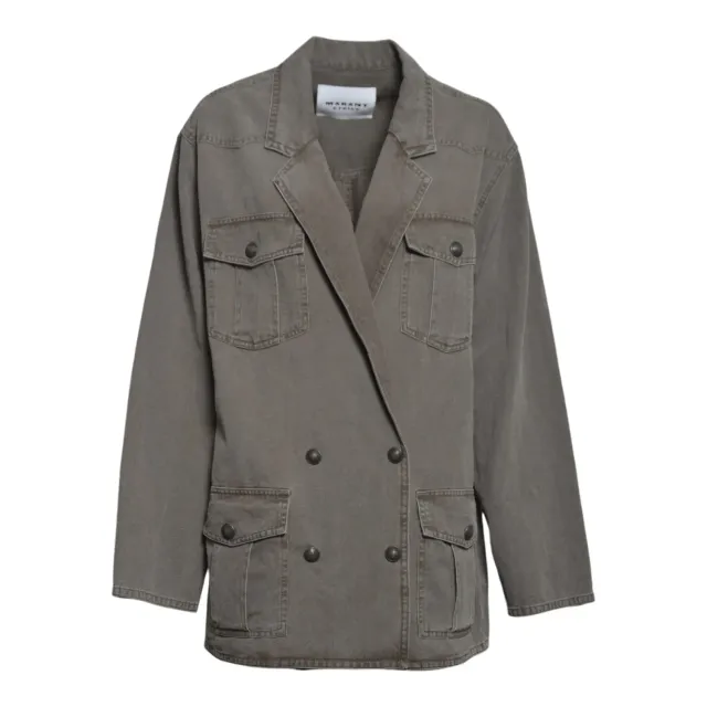 Marant Étoile Nevala VE0625 blazer donna marrone
