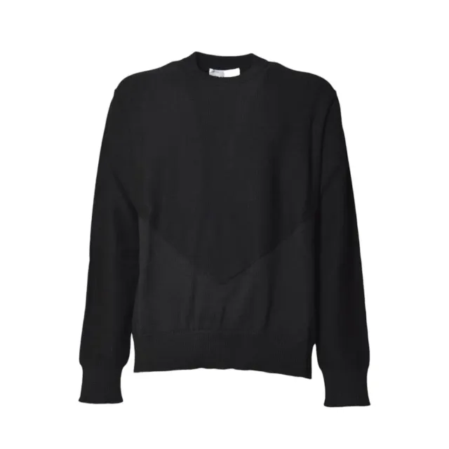 Jil Sander J22GP0246J14791 maglione cardigan nero 50