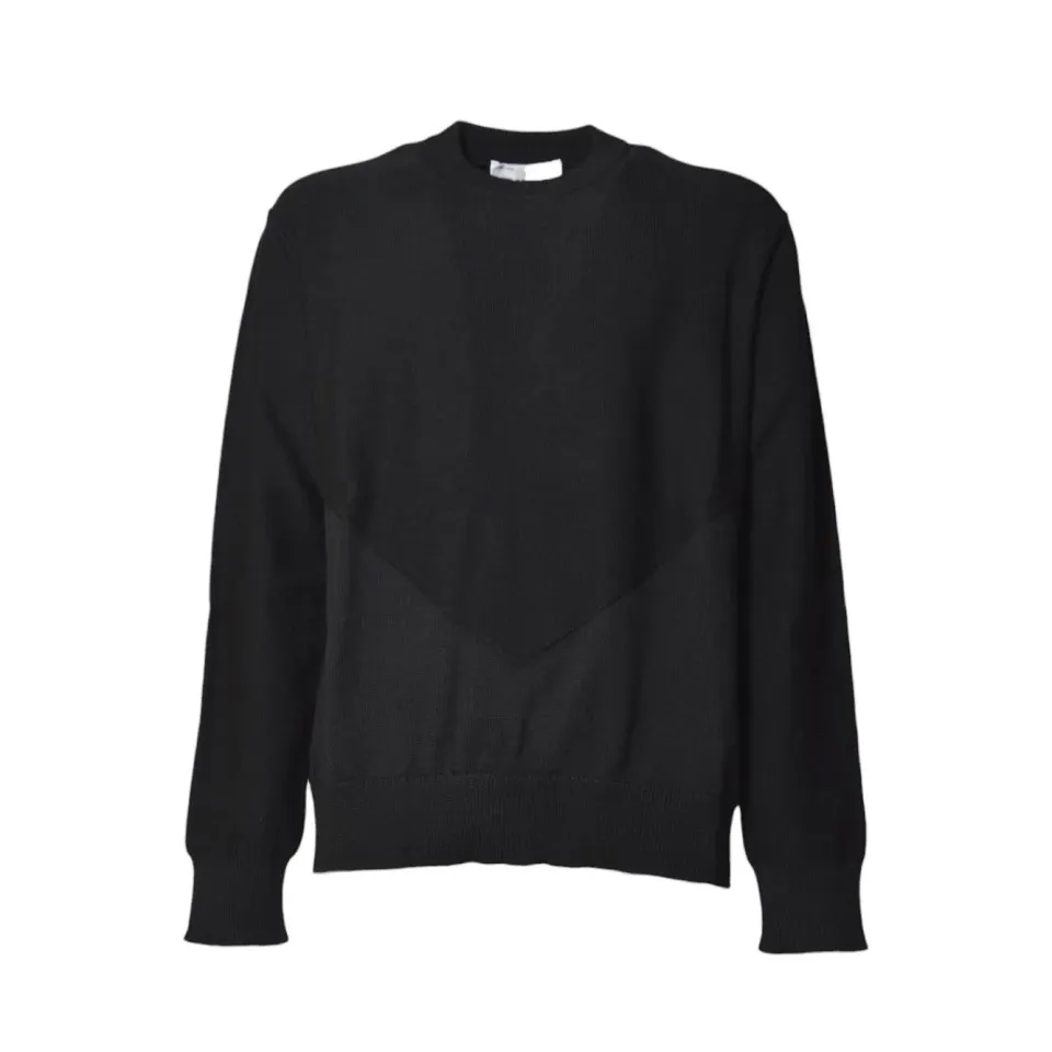 Jil Sander J22GP0246J14791 maglione cardigan nero 50