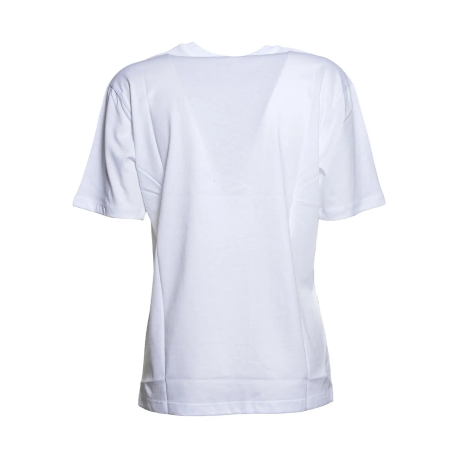 MSGM Junior F6MSJUTH010 t-shirt bambino bianco cotone