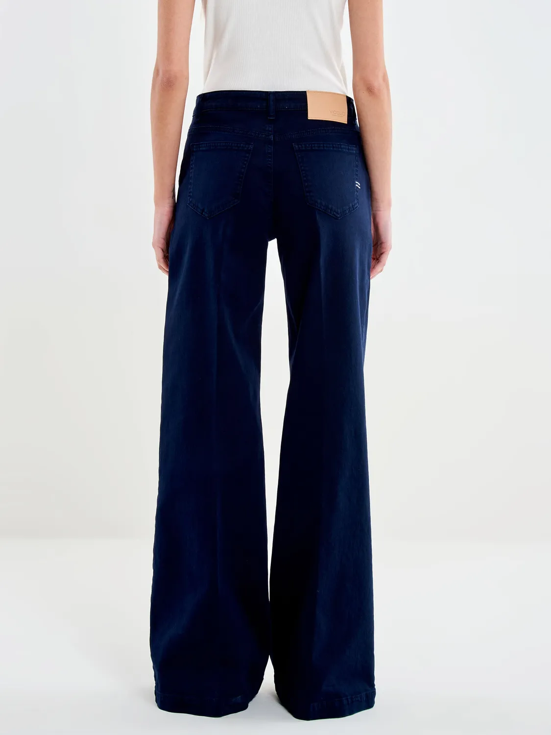 Vicolo Jeans Elena Wide Leg blu scuro XS-L