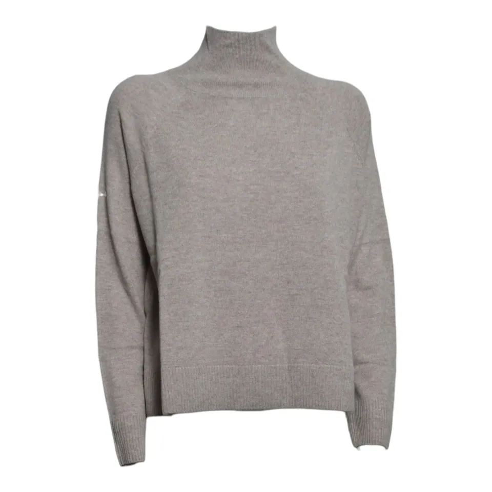 Max Mara Weekend Zarina Dolcevita Beige Lana