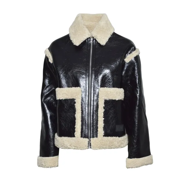 MM6 Maison Margiela Junior M61126MM08J Giubbotto Nero Poliestere