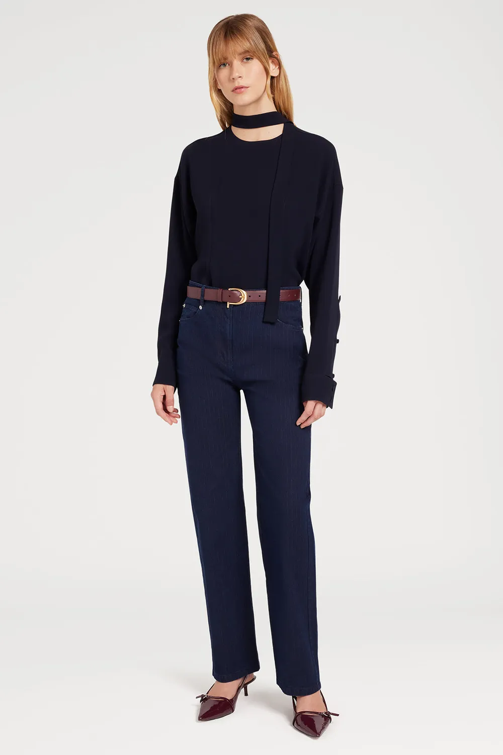 PORTS 1961 All-Day camicia navy blu comfort