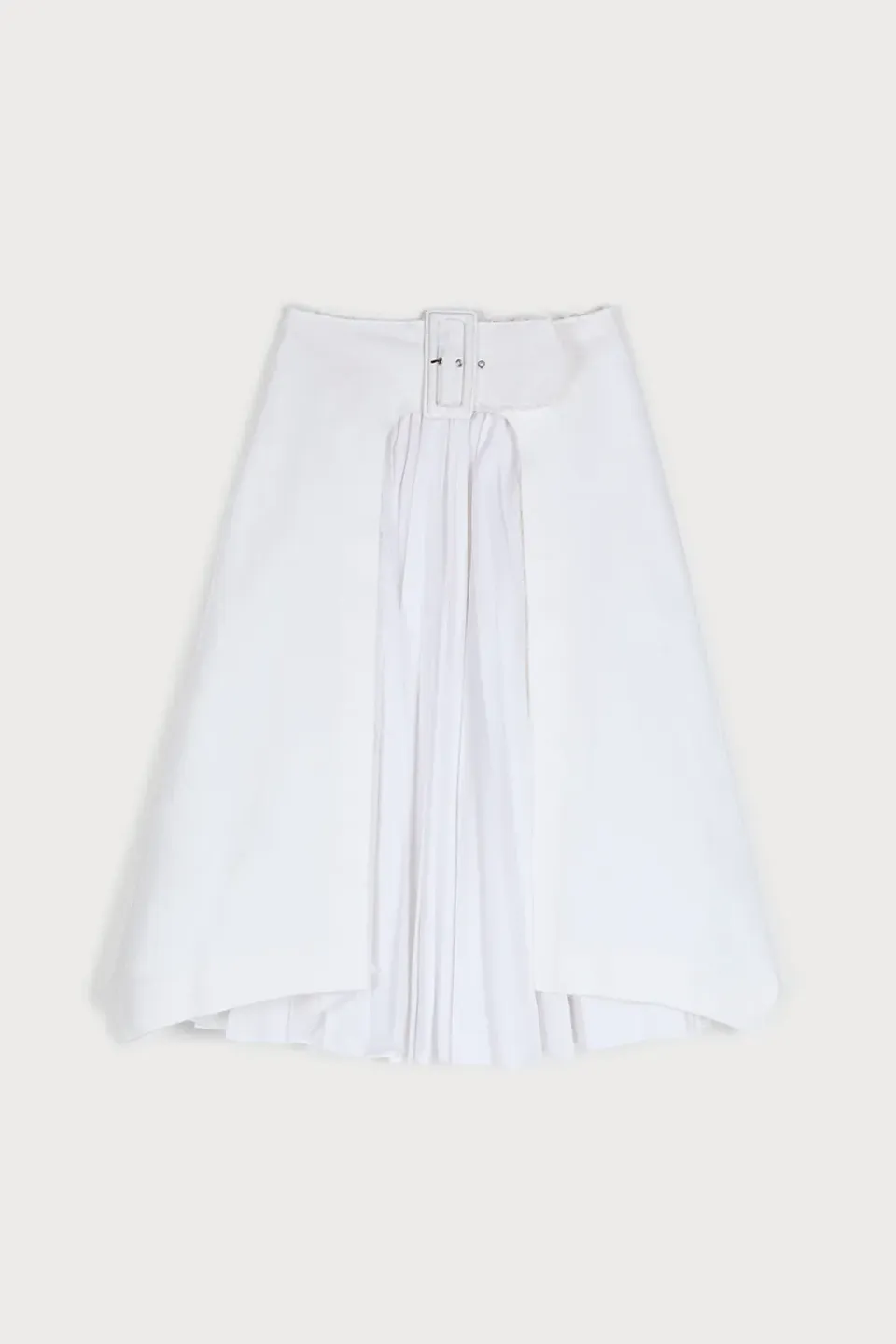 Ports Utility gonna bianca ottico con cintura