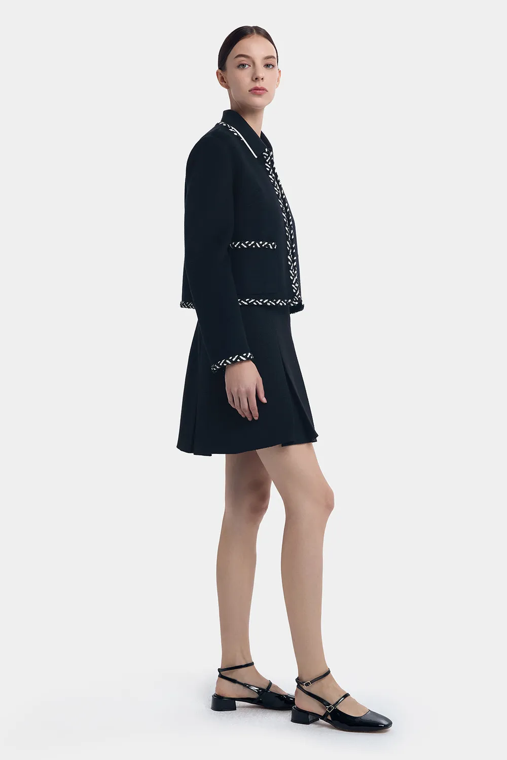 Ports Cappotto Lana Cashmere Rifiniture nero