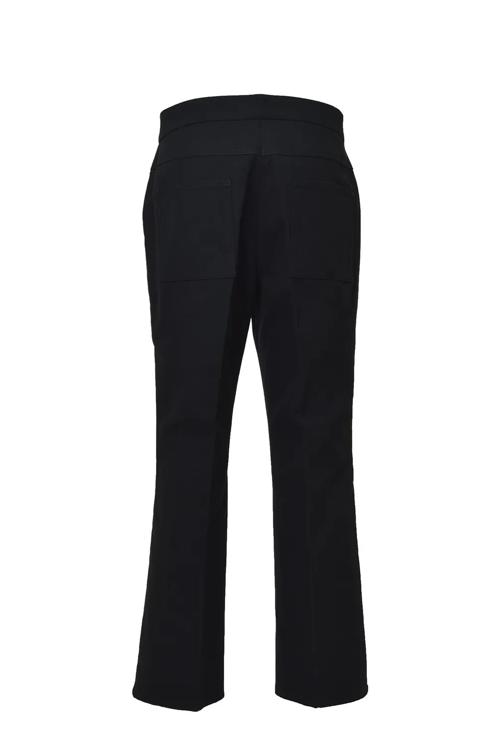 Jil Sander J02KA0120J45020 pantaloni neri cotone