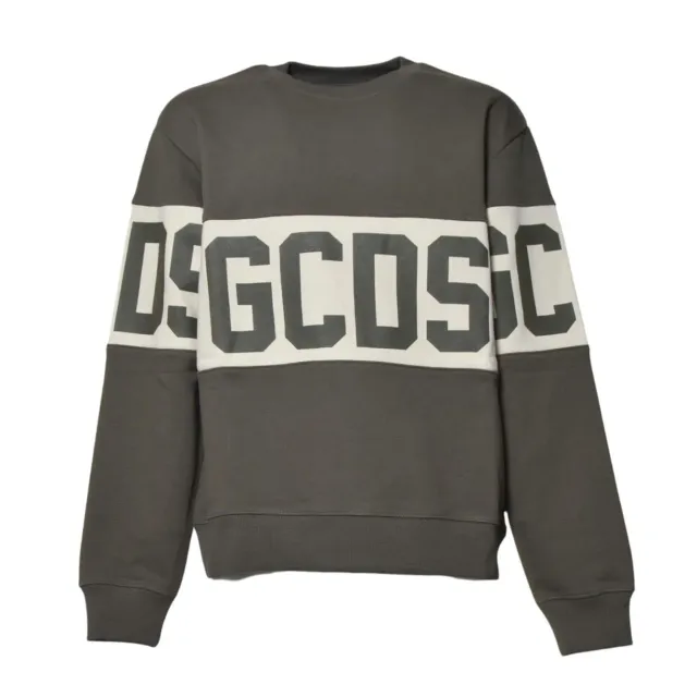 Gcds B1XM1511JD1 Felpa verde militare cotone