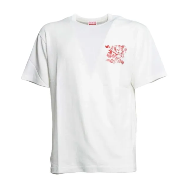 Kenzo FG55TS2164SK t-shirt cotone beige