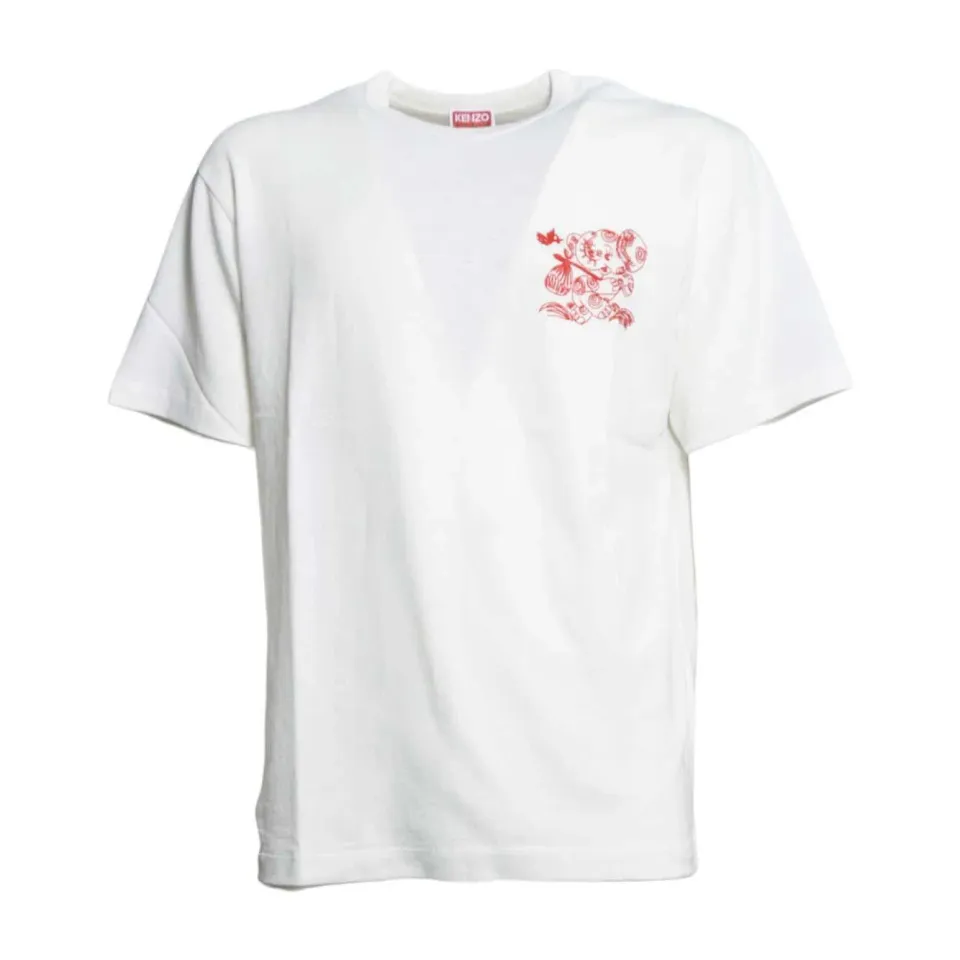Kenzo FG55TS2164SK t-shirt cotone beige