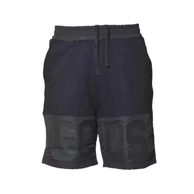 GCDS B1XM3102JI1 bermuda nylon nero jersey cotone