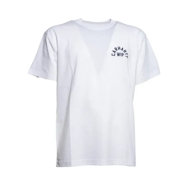 Carhartt WIP Arch Script I037255 T-shirt Cotone Blu Notte