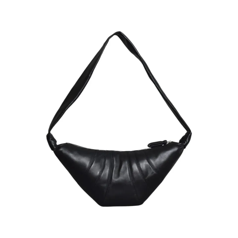Lemaire BG0001LL095BK999 borsa a spalla nera pelle