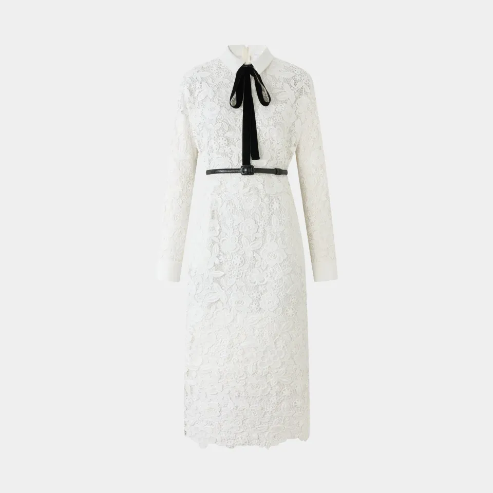 PORTS LQ9D111WLQ006 abito bianco black-tie 6