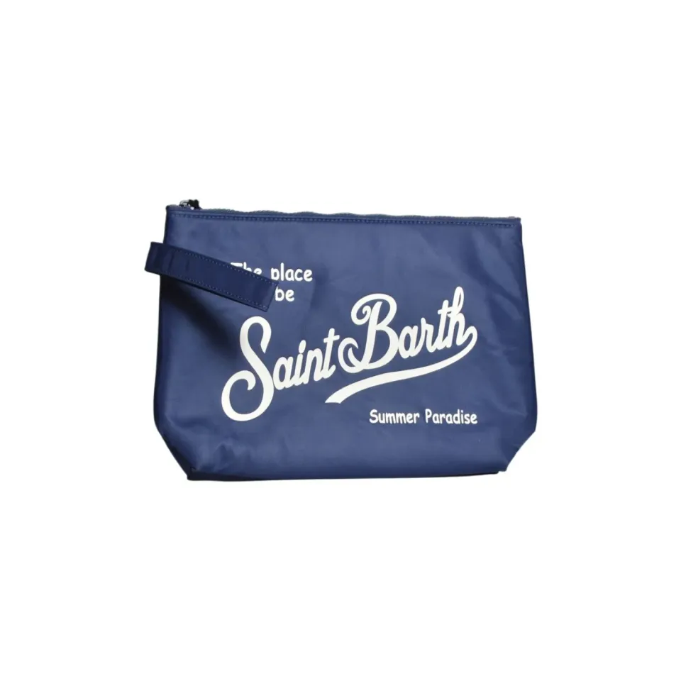 Saint Barth Ali0054 pochette nylon blu navy