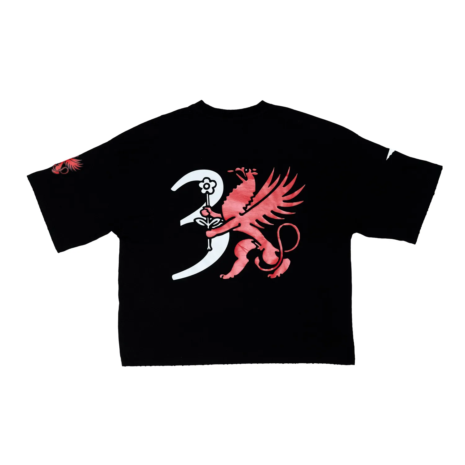 Marcello Pipitone Miaoo t-shirt oversize nera cotone
