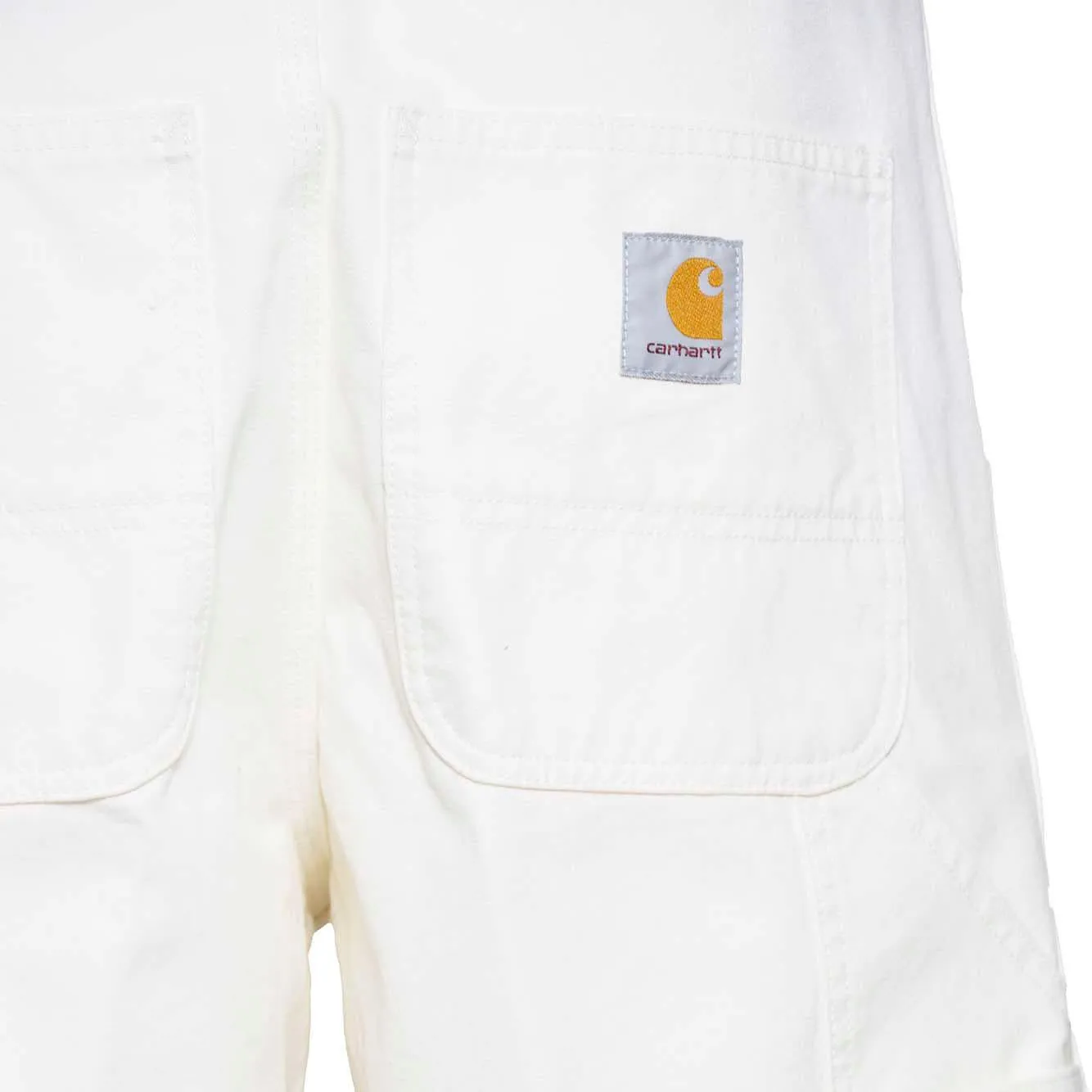 Carhartt WIP Double Knee I033118 bermuda bianco uomo