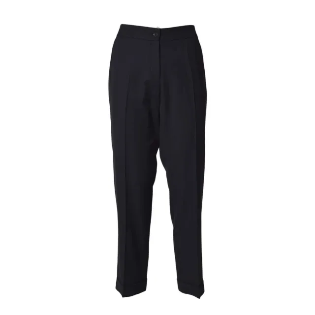 Etro 133121497 pantalone donna cotone blu