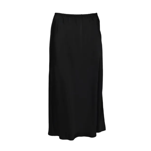 Jil Sander J04MA0107J65022 gonna midi raso nera
