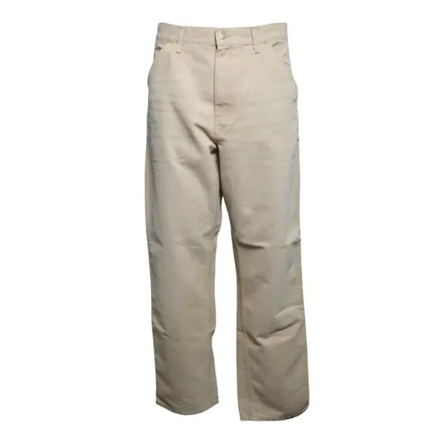 Carhartt WIP Single Knee I034798 pantalone canvas marrone