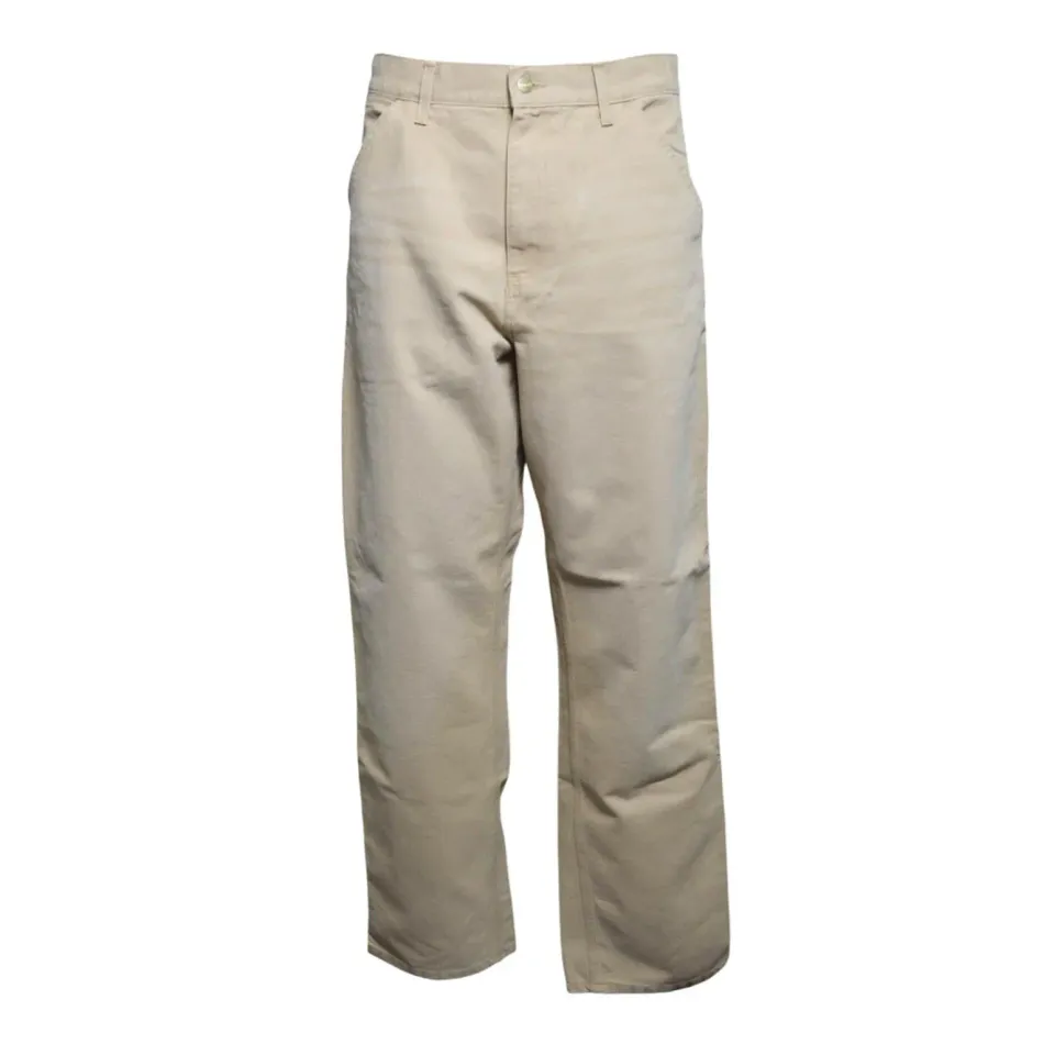Carhartt WIP Single Knee I034798 pantalone canvas marrone