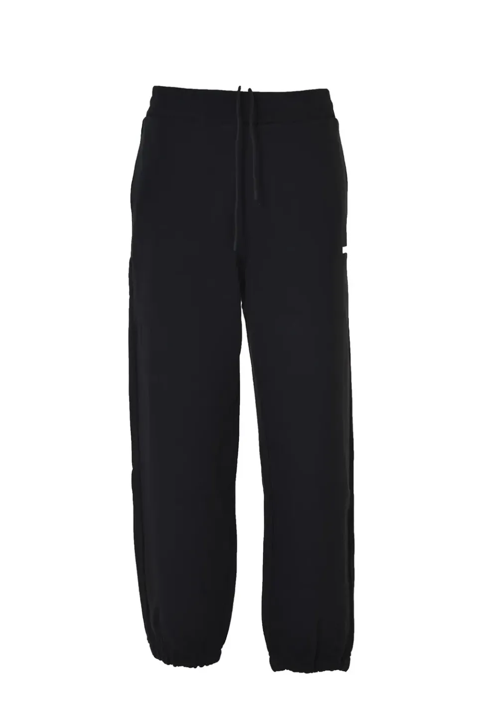 MSGM 2000MP500200000 pantalone tuta nero cotone