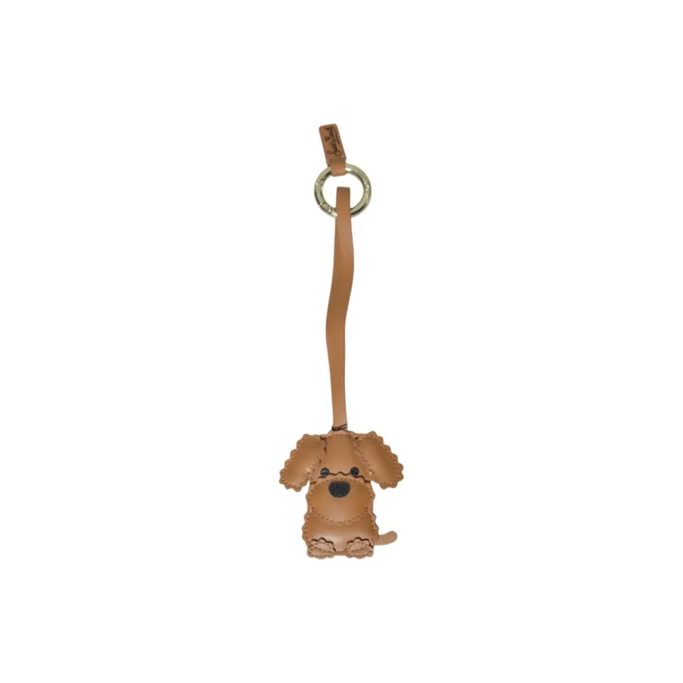 Saint Barth BCHARM01 charm borsa pelle cammello