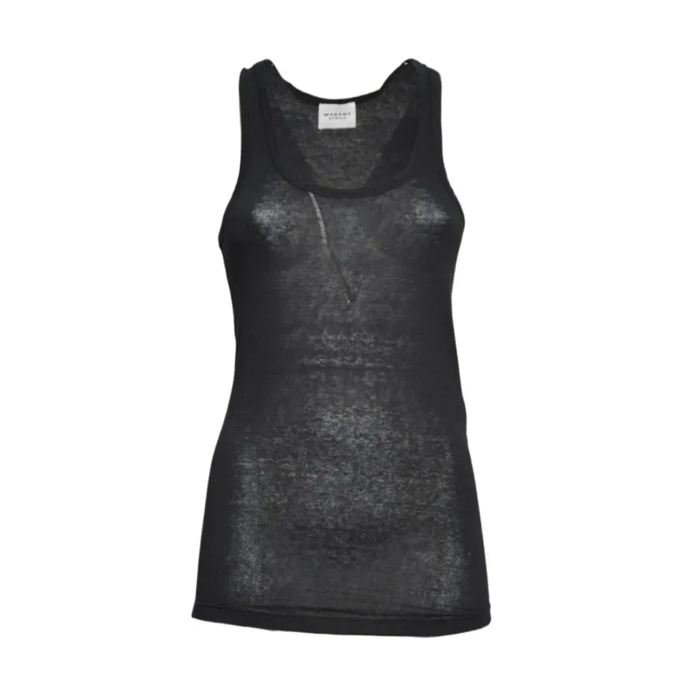 Marant Étoile Thea TS0261FBB1N17E canotta nera lino