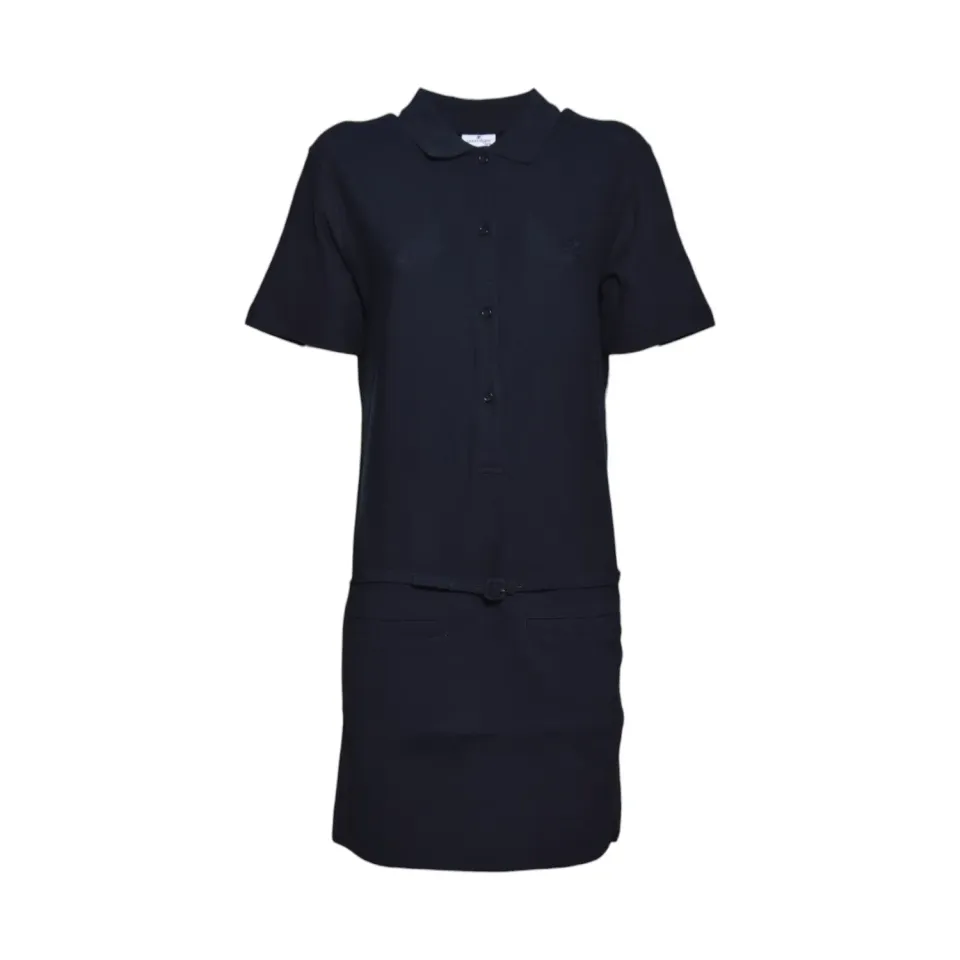 Courrèges 226CRO843W00113 mini abito polo blu