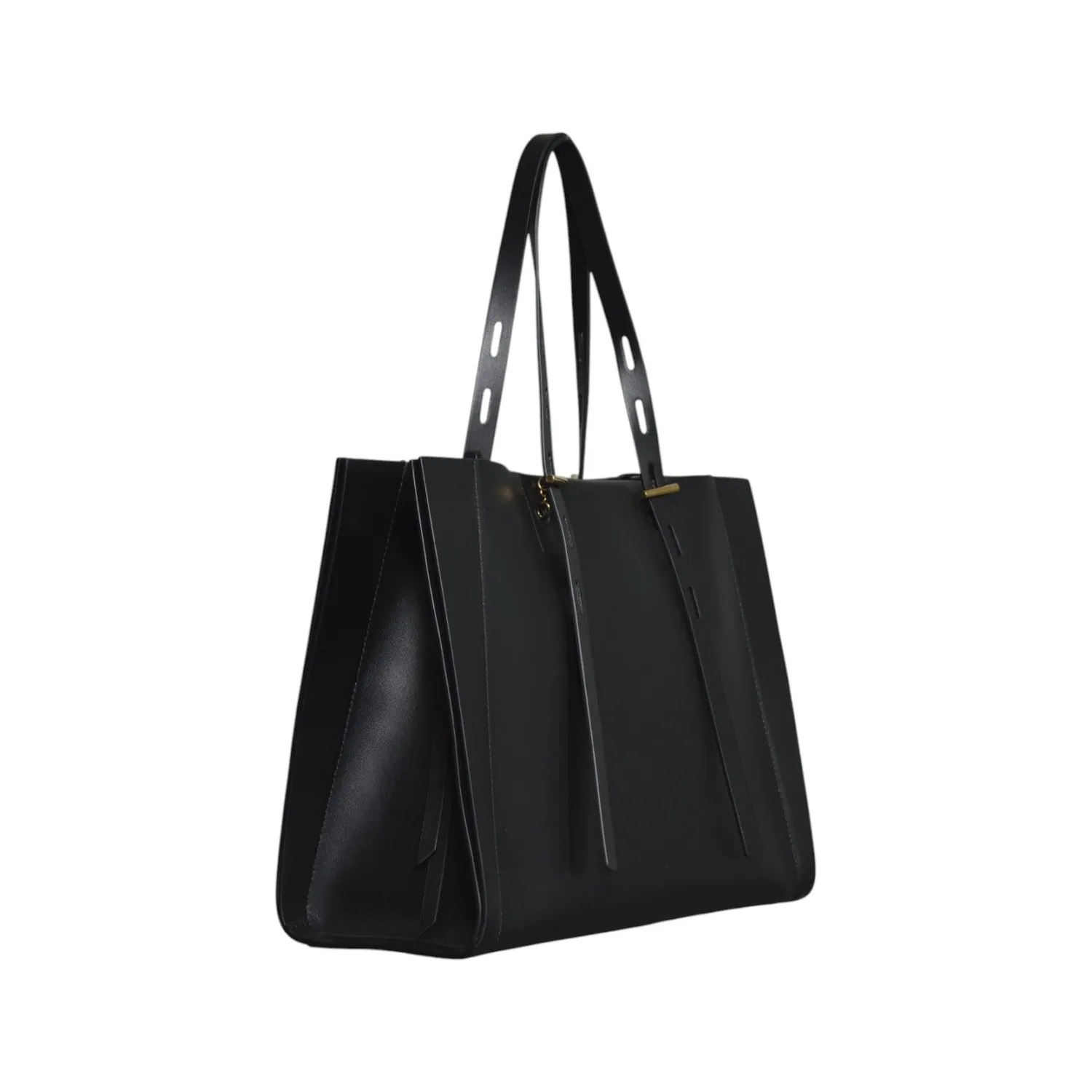 Minobossi Promise Paulette Lille borsa a mano pelle nera