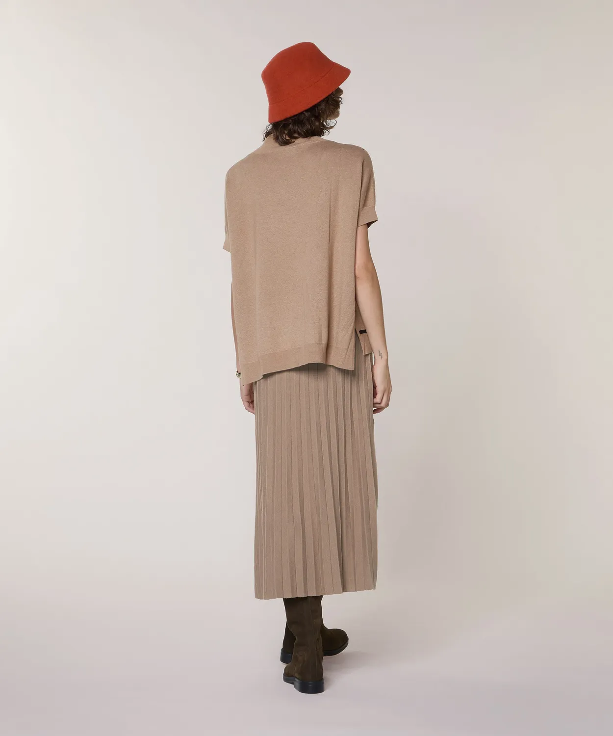 Rodier Maglione Jacquard Collo Alto Moka S-XL