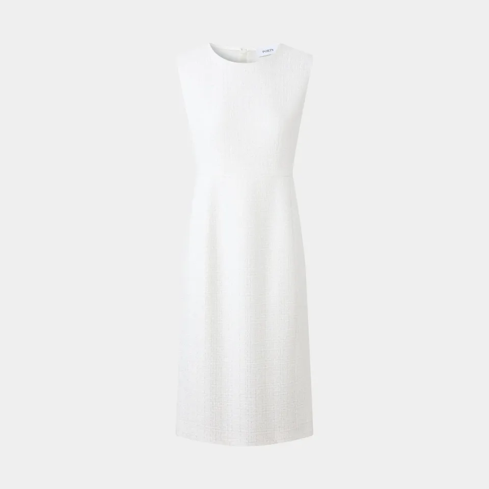 Ports Soft White abito bianco crema mix