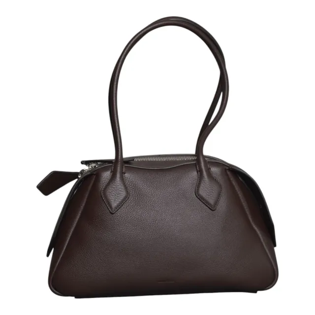 Minobossi Fold Angie borsa mano marrone vitello